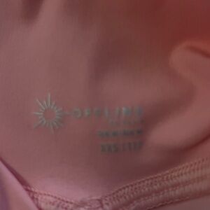 Light Pink Aerie Cross Over Shorts